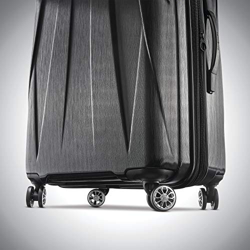 Samsonite Centric 2 Hardside Expandable Luggage with Spinner Wheels, 2-Piece Set (20/24), Black - color: Black, size: 2-Piece Set (Carry-on/Medium)