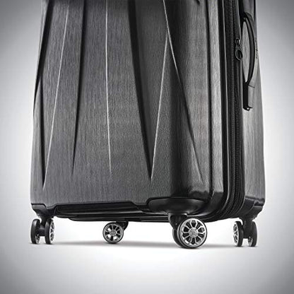 Samsonite Centric 2 Hardside Expandable Luggage with Spinner Wheels, 2-Piece Set (20/24), Black - color: Black, size: 2-Piece Set (Carry-on/Medium)