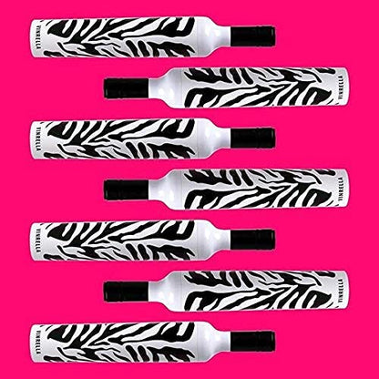 Vinrella Wine Bottle Umbrella - color: Zebra Striped