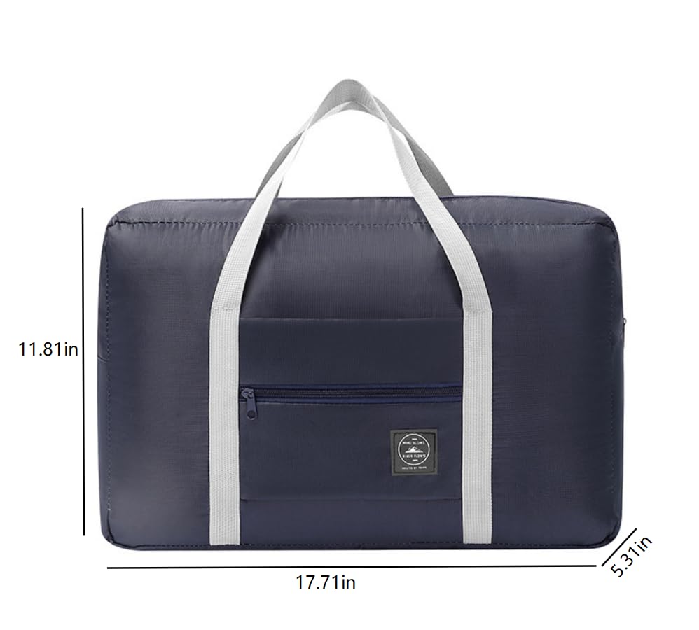 1pcs Foldable Travel Duffel Bag, Lightweight Waterproof Carry,Blue - color: Blue