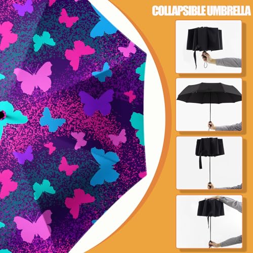 Folding Umbrella, Automatic Small Compact, Sun & Rain - color: MT60