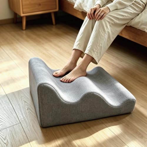 Work Foot Rest Under Desk,Comfort Foot Rest for Couch (Light Gray, 002) - color: Light Gray, size: 002