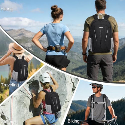 MOSISO Lightweight Packable Backpack 20L, Foldable Hiking Backpack