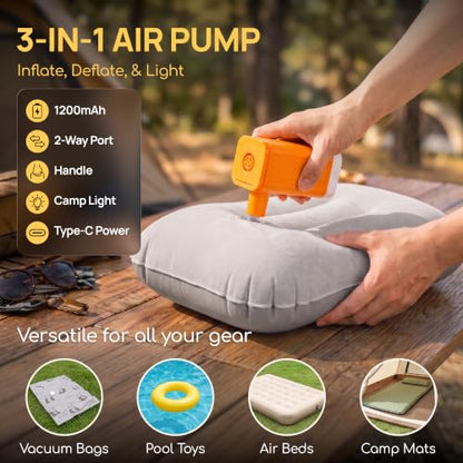 Vacuum Storage Bags with Cordless Pump for Travel & Clothing