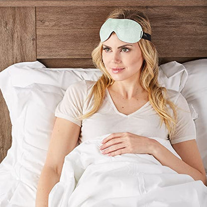Bucky 40 Blinks No Pressure Printed Eye Mask for Travel & Sleep, Palm Leaf, One Size - color: Palm Leaf, size: 1 Count (Pack of 1)