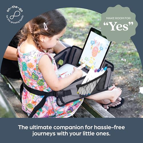 Dreambaby® EZY-Tote Kids Activity Tray for Car Travel – Lap Desk, Tablet Holder & Snack Tray