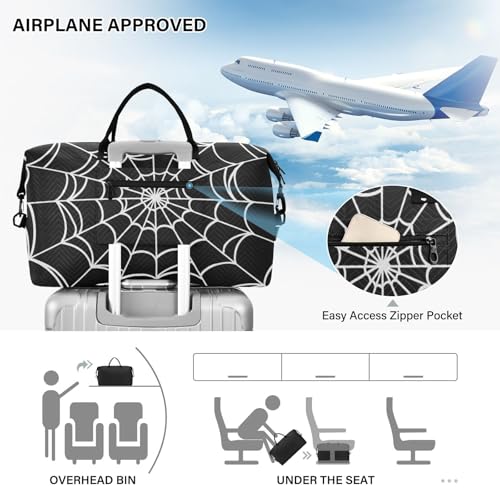 Spider Web Quilted Travel Bags Weekender Duffle Bags - color: Color 05