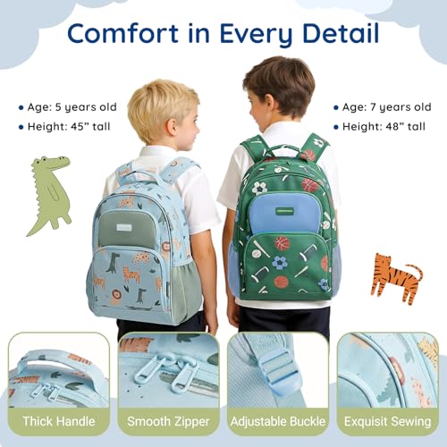 mommore Kids Backpack Set Kindergarten School Bookbag for Boys Girls 4-8 - color: Galaxy