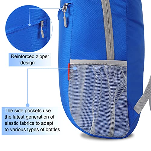 ZOMAKE Lightweight Packable Backpack 20L, Foldable Small Daypack for Hiking - color: Dark Blue
