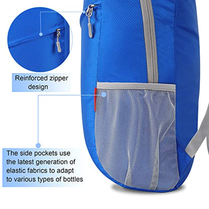 ZOMAKE Lightweight Packable Backpack 20L, Foldable Small Daypack for Hiking - color: Dark Blue