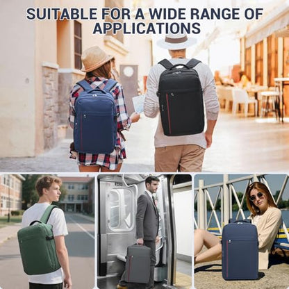 Kono 20L Airline Approved Casual Daypack bag, 15.6" Laptop Backpack, Grey - color: Grey