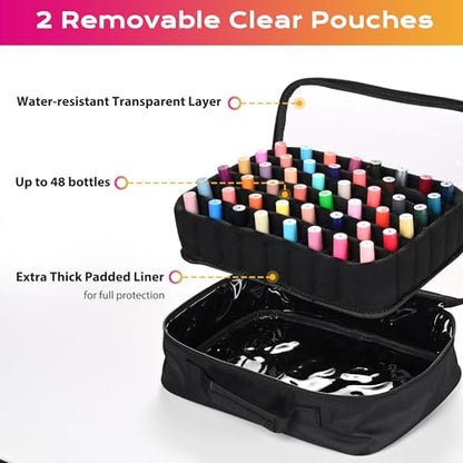 BYOOTIQUE Soft Sided Rolling Makeup Train Case Travel Bag Backpack Artist - color: Deep Pink, size: Xlarge