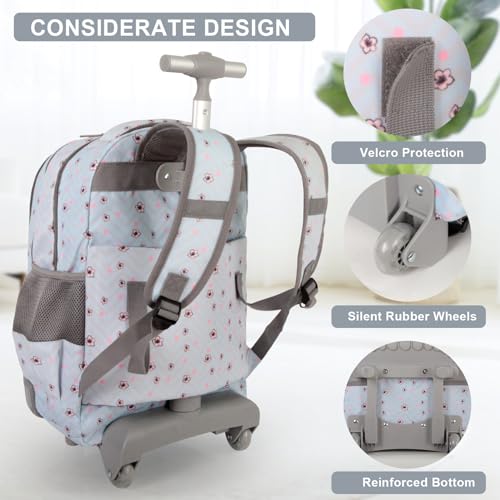 Tilami Rolling Backpack for Boys and Girls,Ballet - color: Ballet
