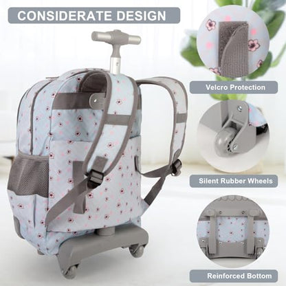 Tilami Rolling Backpack for Boys and Girls,Ballet - color: Ballet