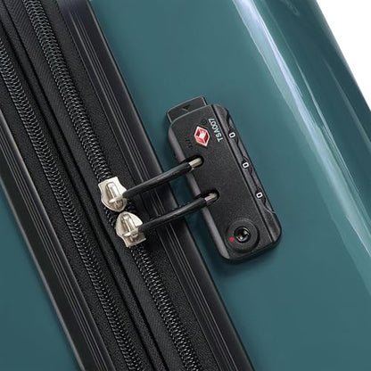 DELSEY PARIS Helium Aero 스피너 휠이 있는 확장 가능한 하드사이드 수하물, 메탈릭 그린., 2개 세트(21/28), Helium Aero 스피너 휠이 있는 확장 가능한 하드사이드 수하물 - color: 메탈릭 그린., size: 2개 세트(21/28)