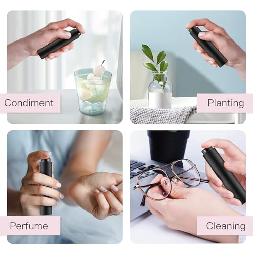 Tekson 10ml Travel Perfume Atomizer, Cologne Spray Bottle, Coffee Sprayer - color: Purple