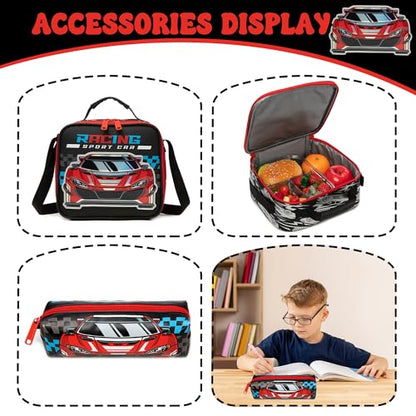 Meetbelify Kids Rolling Backpack with Wheels for Elementary Preschool Students Boys Travel Luggage Carry on Backpack for Boys Ages 6-8 - color: 02 Car