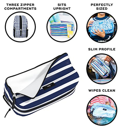 SCOUT 3-Way Toiletry Bag for Women- Travel Makeup Organizer, Nantucket Navy - color: Nantucket Navy