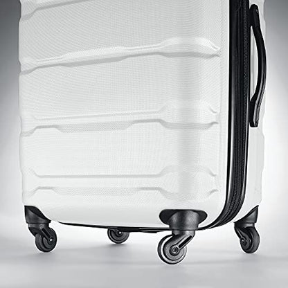 Samsonite Omni PC Hardside Expandable Luggage with Spinner Wheels, White, 2-Piece Set (20/24) - color: White, size: 2-Piece Set (20/24)