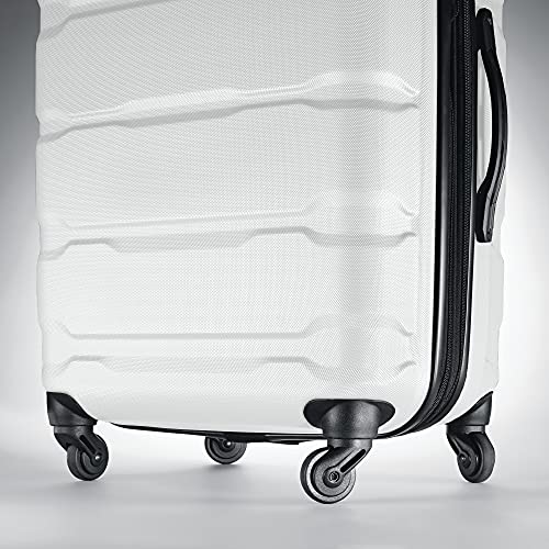 Samsonite Omni PC Hardside Expandable Luggage with Spinner Wheels, White, 2-Piece Set (20/24) - color: White, size: 2-Piece Set (20/24)