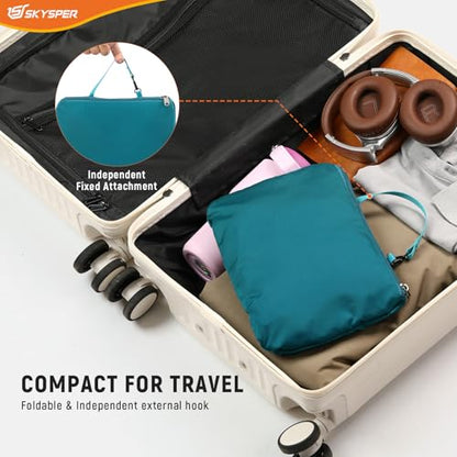 SKYSPER Small Packable Hiking Backpack 20L Anti-theift Travel Daypack - color: Cyan