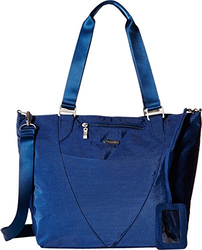 Baggallini Avenue Tote - 12x18 Laptop Tote Bag for Women - Lightweight Work Travel Carry On Bag - color: Pacific