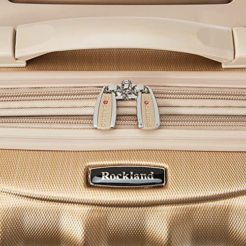 Rockland Melbourne 50.8 cm(20인치), 확장 가능, ABS 기내용 캐리어), F145-BRONZE - color: 브론즈, size: Carry-On 20"