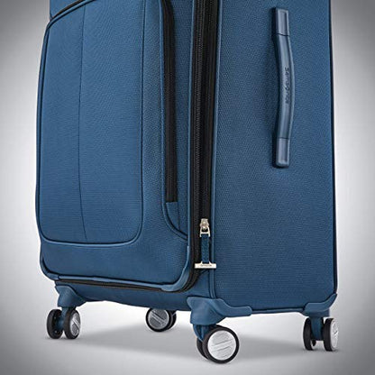 Samsonite Solyte DLX Softside Expandable Luggage with Spinner Wheels, Mediterranean Blue, 3-Piece Set (20/25/29) - color: Mediterranean Blue, size: 3-Piece Set (20/25/29)