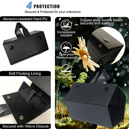 Longjet Sunglasses Organizer Travel Glasses Case Eyeglasses Storage Box - color: Full Black