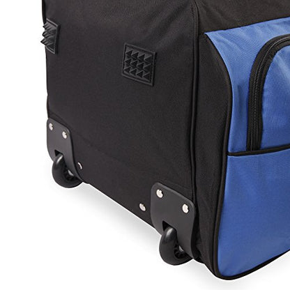 Pacific Coast Unisex 30' Large Rolling Duffel Bag, Cobalt,One Size - color: Cobalt
