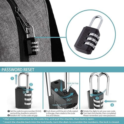 Mancro 17.3 Inch Business Laptop Backpack Anti-Theft Travel Backpack - color: Grey, size: 17.3 inch