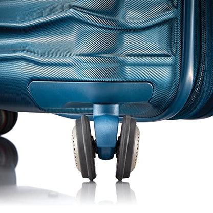 Samsonite Stryde 2 Hardside Expandable Luggage with Double Spinner Wheels, Large Glider, Deep Teal - color: Deep Teal, size: Checked-Large Glider Spinner