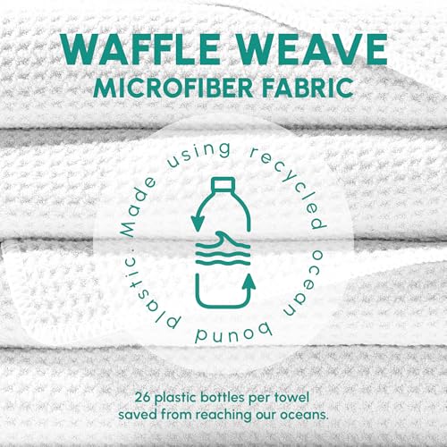 SUN'Y Waffle Microfiber Beach Towel, Sand Free, Quick Dry - Coastal Rose - color: Coastal Rose