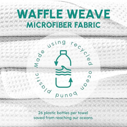 SUN'Y Waffle Microfiber Beach Towel, Sand Free, Quick Dry - Coastal Rose - color: Coastal Rose