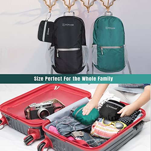 ZOMAKE Lightweight Packable Backpack, Foldable Small Travel Day Pack - color: C-army Green