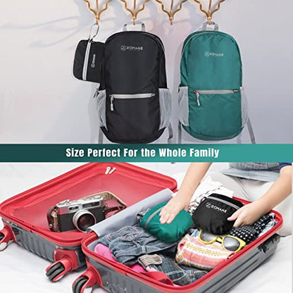 ZOMAKE Lightweight Packable Backpack, Foldable Small Travel Day Pack - color: C-army Green