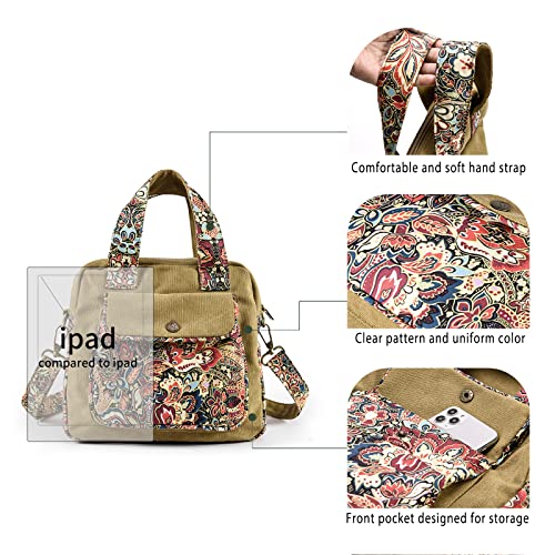 Black Butterfly Boho Small Crossbody Bag for Women, Floral Shoulder Bag - color: Red