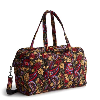 Vera Bradley Women's Miramar Weekender Travel Bag - Premium Cotton - color: Midnight Garden Paisley
