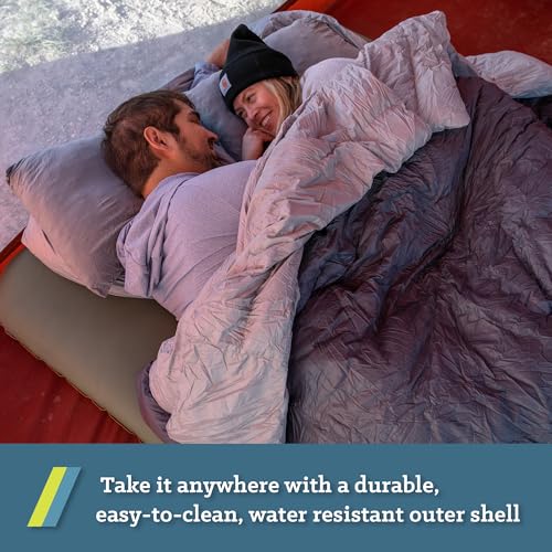 Klymit Drift Camping Pillow, Shredded Memory Foam Travel Pillow with Reversible Cover for Outdoor Use, Green, Regular
