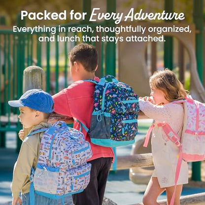 Bentgo Kids Print Durable & Water-Resistant Backpack - color: Sssnakes, size: Kids Medium