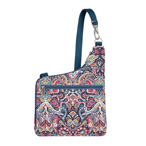 Travelon Anti-Theft Classic Crossbody Bag - color: Summer Paisley