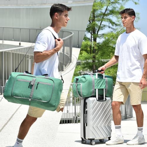 Dimayar 115L Foldable Duffle Bag, Travel & Weekend, Extended Trips - color: Forest Green, size: 115L