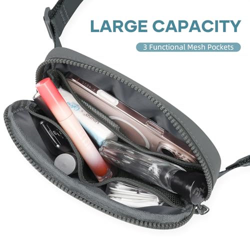 Fanny Pack for Women Men, Waterproof Lightweight Crossbody Bag - color: 8.Grey upgrade