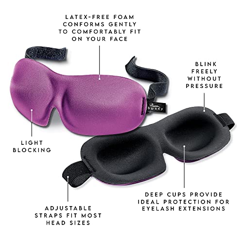 Bucky 40 Blinks No Pressure Eye Mask for Travel & Sleep - color: Nude