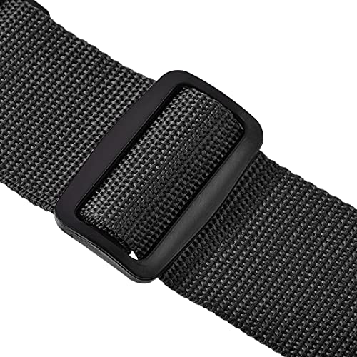uxcell Luggage Straps Suitcase Belts with Buckle, Combination Lock, 2Mx5cm Adjustable PP Travel Packing Accessories, Black 2Pcs - color: Black