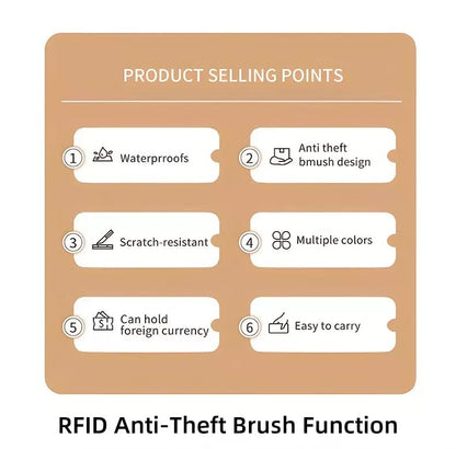 다기능 RFID 여권 지갑, 초록색., 패션 - color: 초록색.