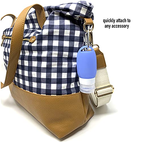 Cruise On Silicone Travel Bottle Set, TSA-Approved, Leak-Proof, 4-Piece