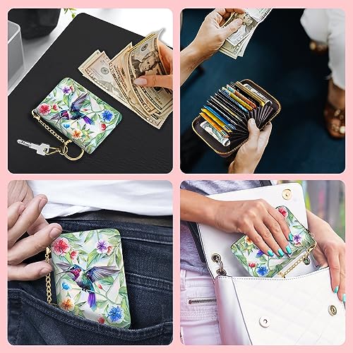 Blusabaca RFID Credit Card Holder Small Women Travel Wallet, Bird - color: Bird