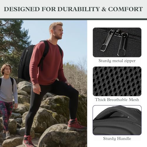 17" Travel Laptop Backpack, Airline Approved Computer Bag, Black - color: Black, size: 17.3 Inch(40L)