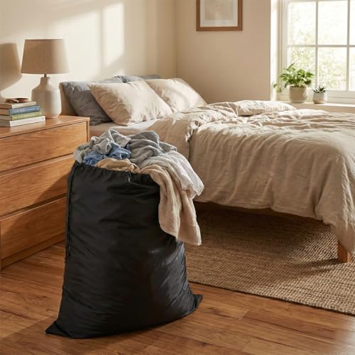 Extra Large Laundry & Storage Bag (Black, 27"x35" - 2 Pack) - size: 27"x35" - 2 Pack